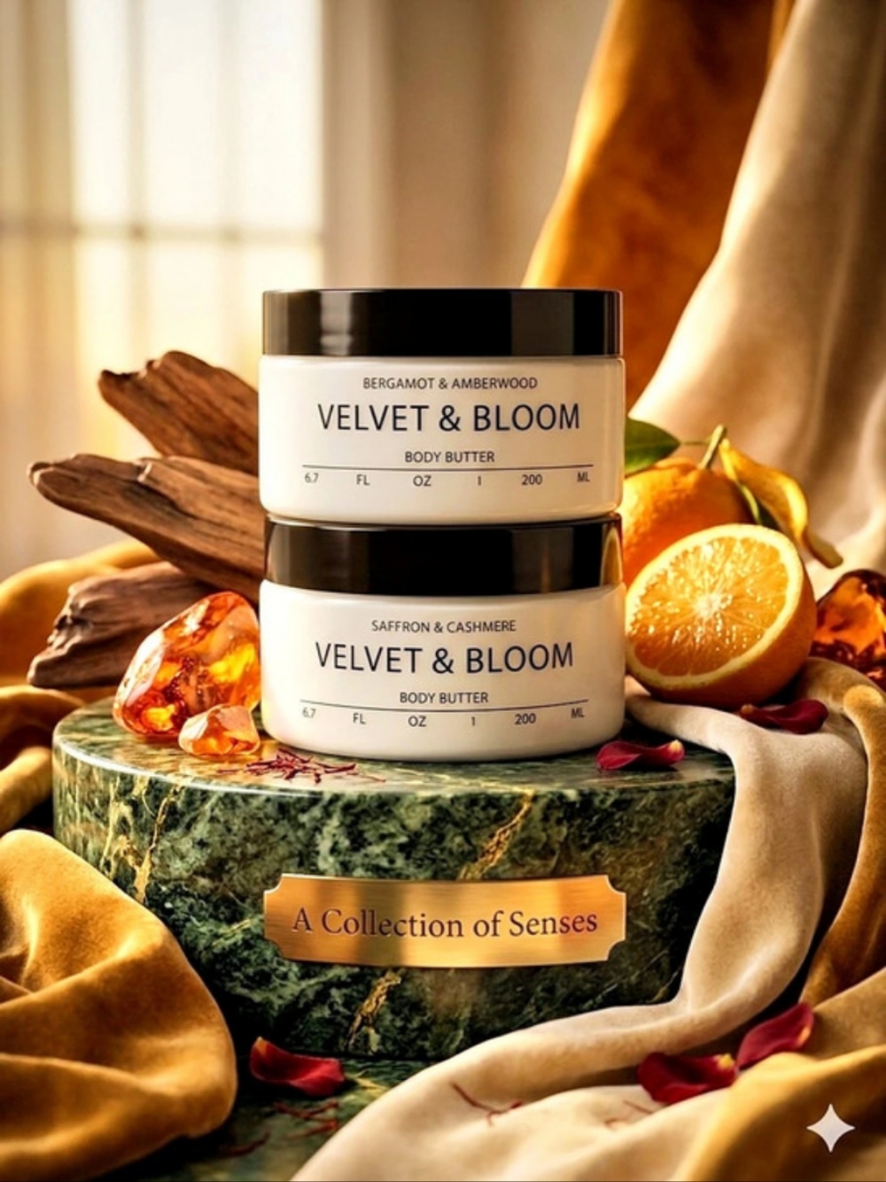 Velvet & Bloom Body ButterSet NWT 2 Pc Set